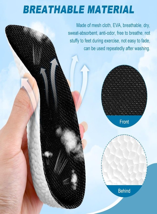 BNYTXV 2 Pairs Shoe Lift Height Increase Insoles for Men and Women, Shoe Insert Height Boosters Arch Support Orthotic High Cushions (2.5cm) - Image 5